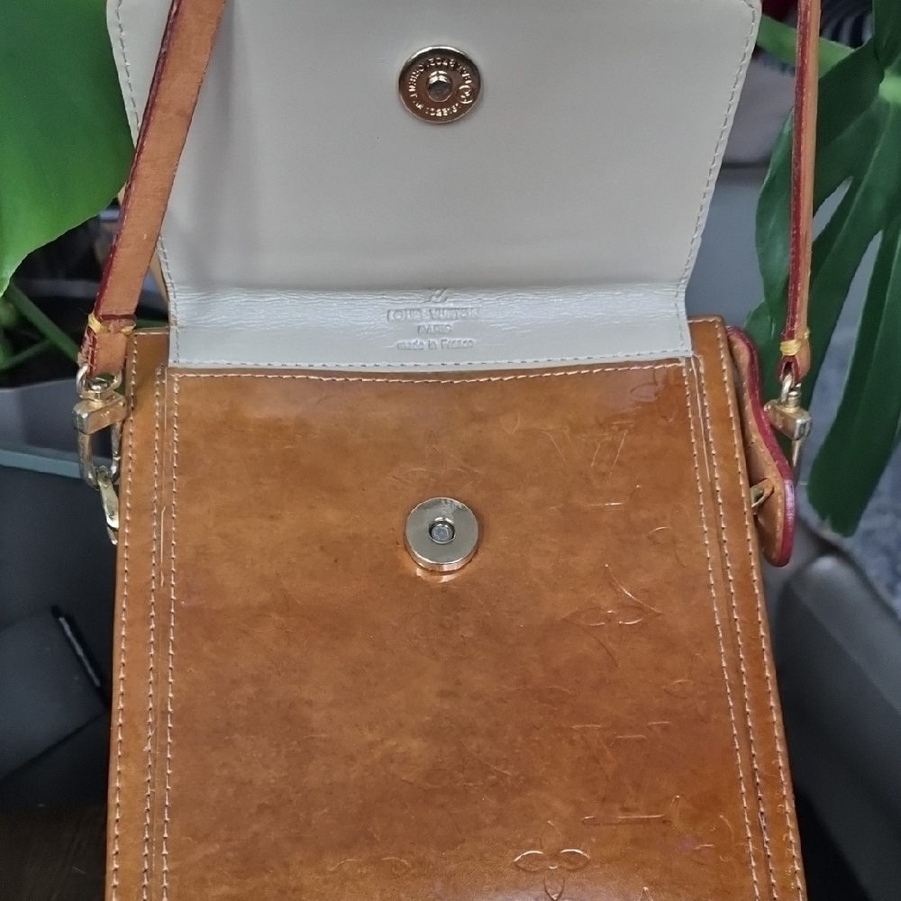 Louis Vuitton Bronze Vernis Mott Monogram Bag - Picture 8 of 13